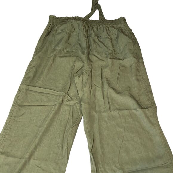 Knox Rose Trouser Pants Women 2XL Green Wide Leg High Rise Elastic Waist Outdoor - Picture 16 of 16